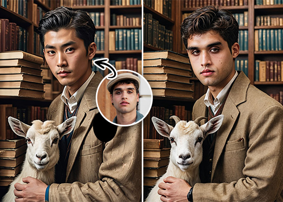 Vivid Glam - Gesichter tauschen mit der besten Beauty-App für Bild und Video